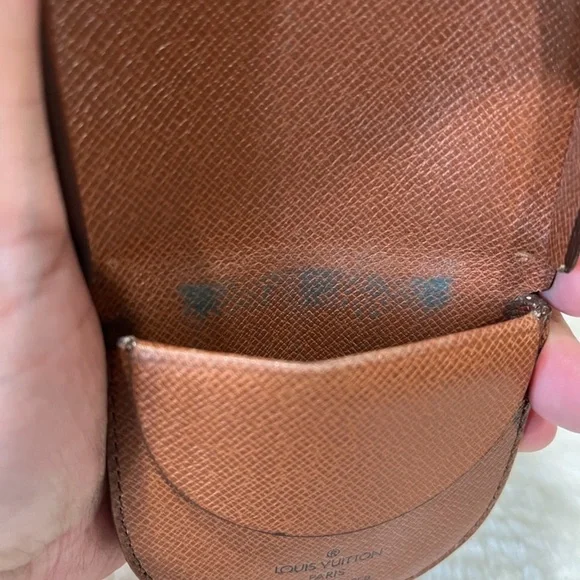 LOUIS VUITTON PORTE MONNAIE CUVETTE COIN PURSE - Picture 4 of 9